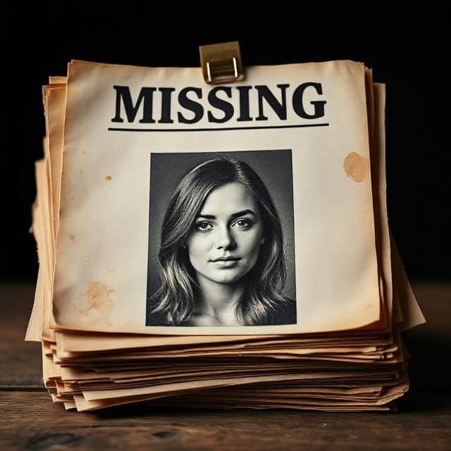 Fictional missing-person file preview